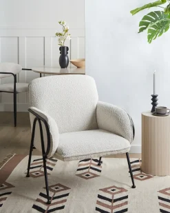 Lænestol TRYSNES Lys Beige