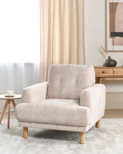 Lænestol TUVE Boucle Beige