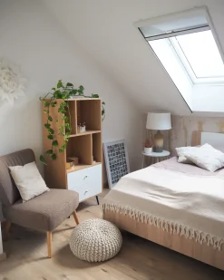 Lænestol VAASA Boucle Brun