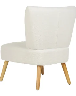 Lænestol VAASA Boucle Hvid