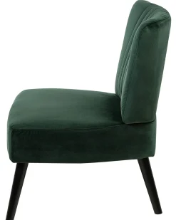 Lænestol VAASA Velour Smaragdgrøn