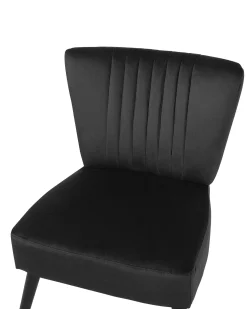 Lænestol VAASA Velour Sort