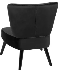 Lænestol VAASA Velour Sort