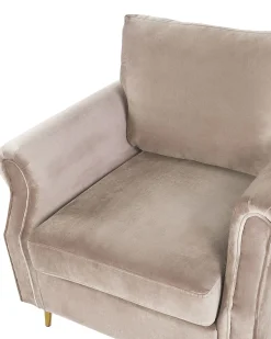 Lænestol VIETAS Velour Brungrå