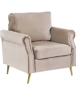 Lænestol VIETAS Velour Brungrå