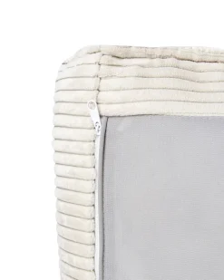 Lænestol VIND Fløjl Lys Beige