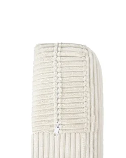 Lænestol VIND Fløjl Lys Beige