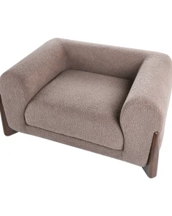 Lænestol VINLIDEN Boucle Brun