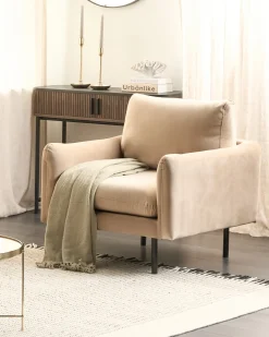 Lænestol VINTERBRO Velour Beige