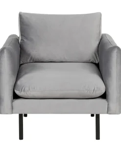 Lænestol VINTERBRO Velour Grå