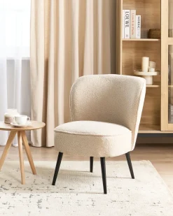 Lænestol VOSS Boucle Lys Beige