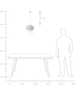 Loftlampe AILENNE Hvid