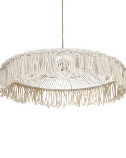 Loftlampe AKOBO papirreb Beige