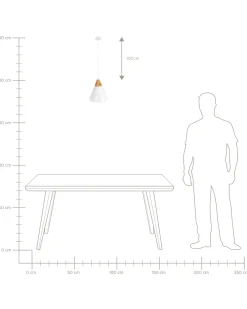 Loftlampe ALBANO Metal Hvid