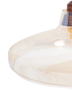 Loftlampe ALIKOS Glas Guld