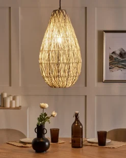 Loftlampe ANNOTTO Bomuld Beige