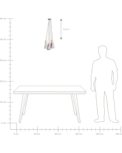 Loftlampe APURE Beton Grå