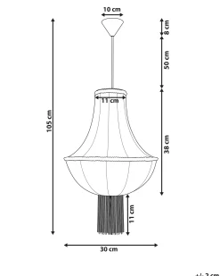 Loftlampe ARAGUA Hvid