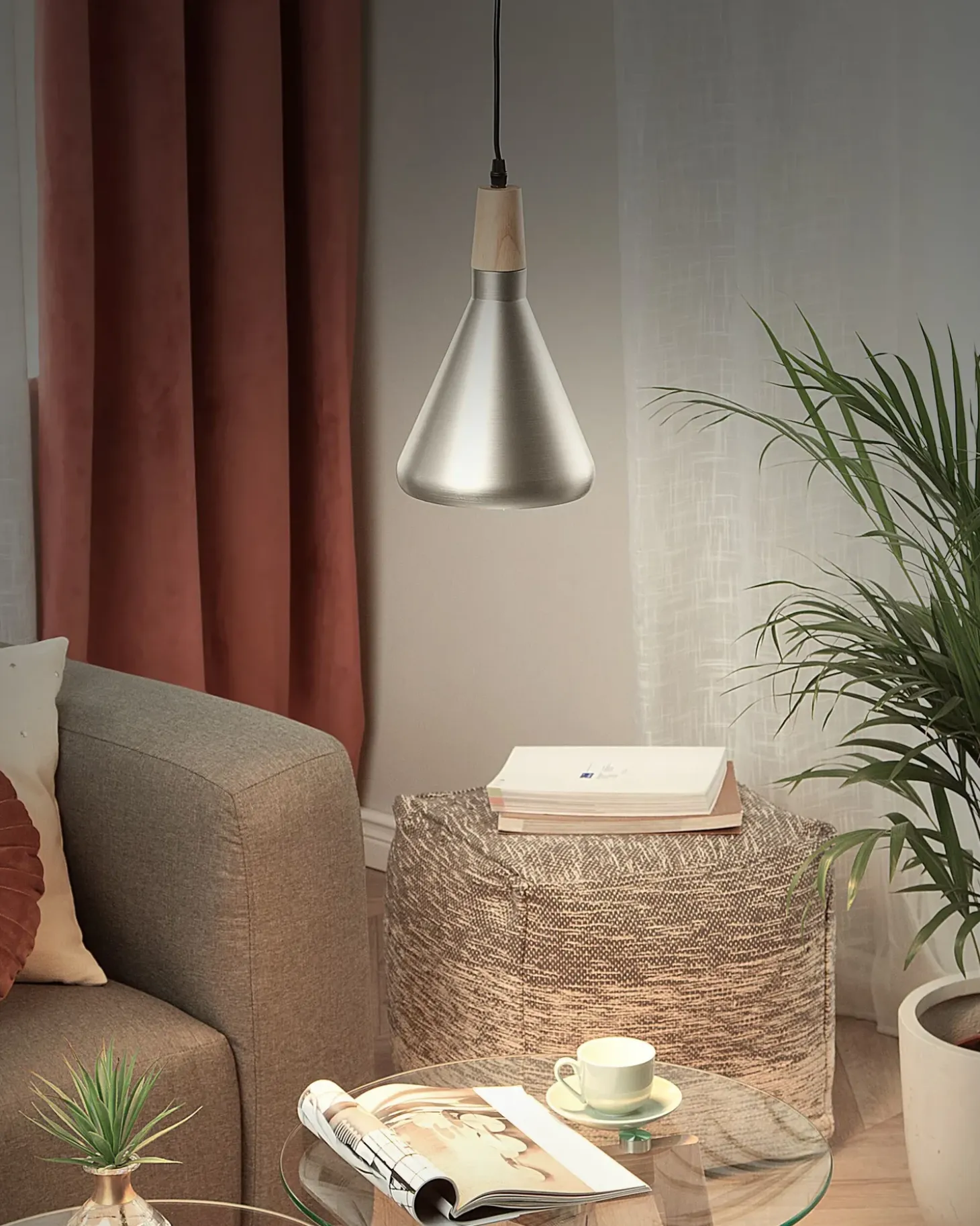 Loftlampe ARDA Metal Sølv