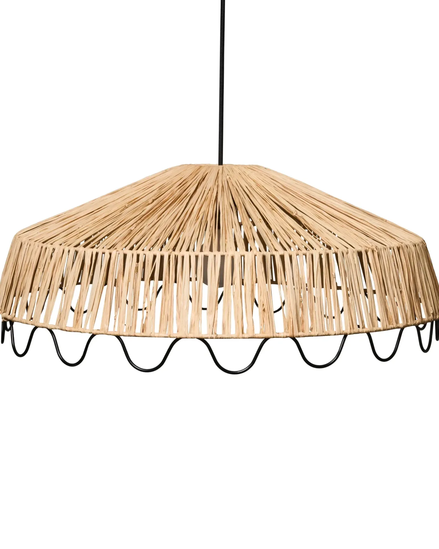 Loftlampe ARENAL Flet Naturlig