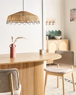 Loftlampe ARENAL Flet Naturlig