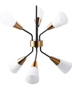 Loftlampe AROYO Glas Hvid