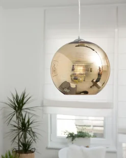 Loftlampe ASARO Glas Guld