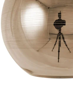 Loftlampe ASARO Glas Guld