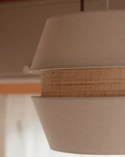 Loftlampe ATOYAC Kunstlinned Beige