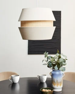 Loftlampe ATOYAC Kunstlinned Beige