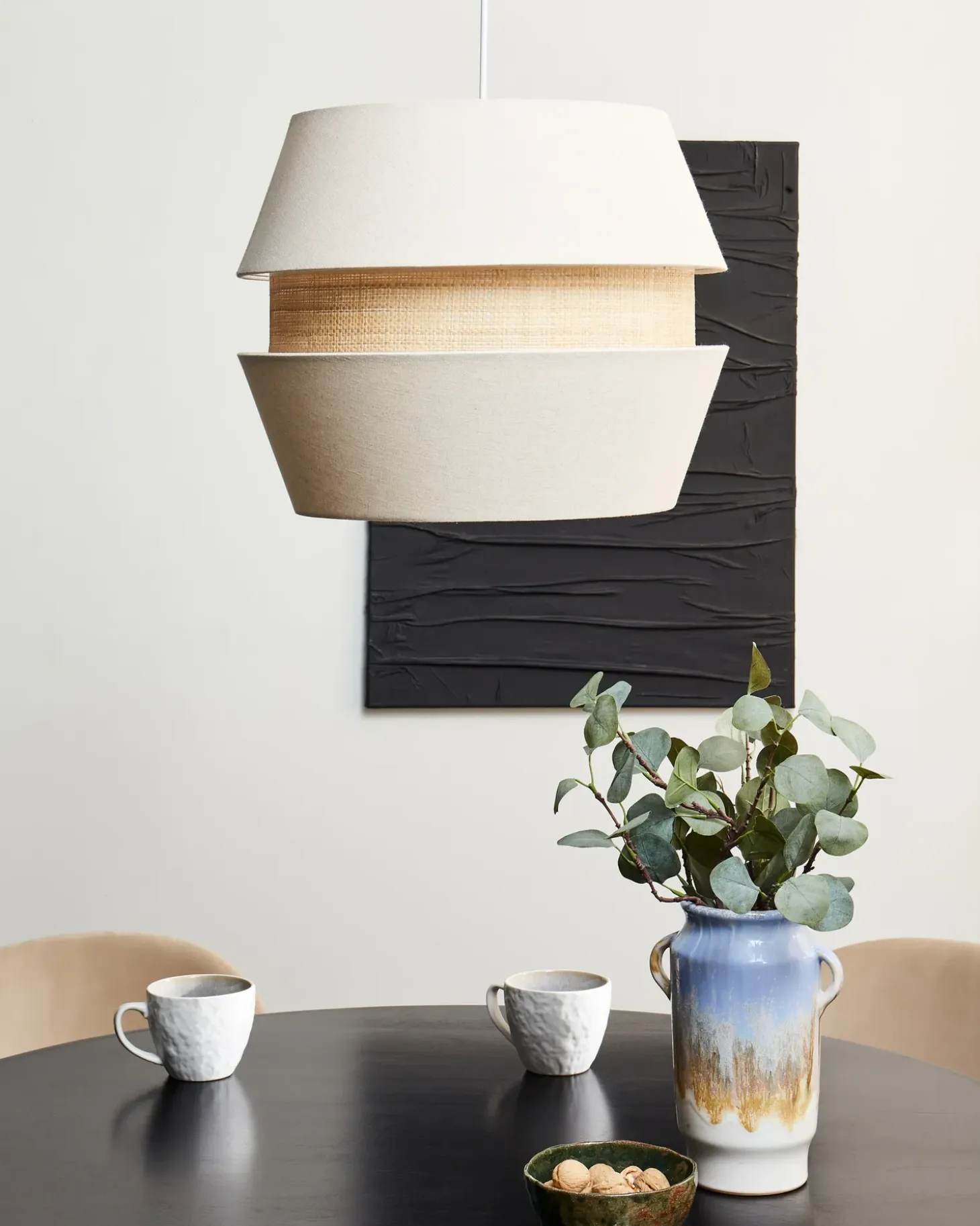 Loftlampe ATOYAC Kunstlinned Beige