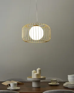 Loftlampe BAIROA Metal Guld
