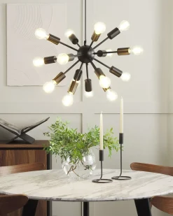 Loftlampe BALAGAS Metal Sort