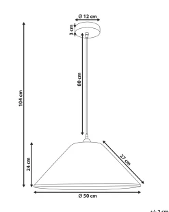 Loftlampe BANCAL papirreb Naturlig