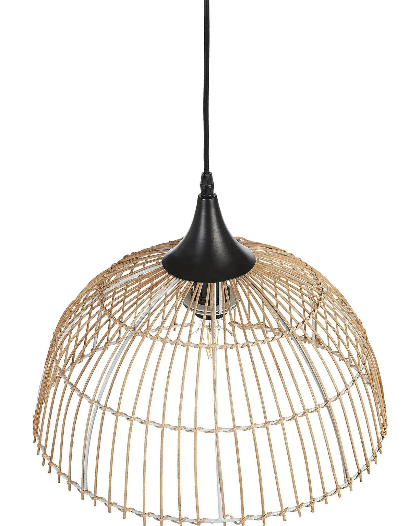 Loftlampe BARARIS Rattan Naturlig