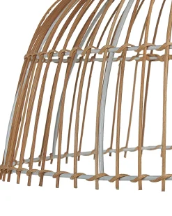 Loftlampe BARARIS Rattan Naturlig