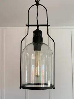 Loftlampe BASHILO Metal Sort