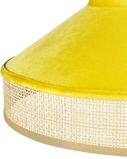Loftlampe BATALI Rattan Sennepsgul