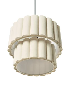 Loftlampe BELESSA Hør Lys Beige