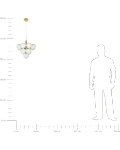 Loftlampe BIRRIE Metal Messing