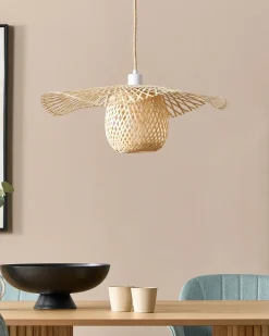 Loftlampe BONITO Bambus Lysebrun