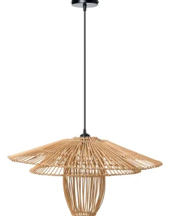 Loftlampe BOTIJAS Rattan Naturlig