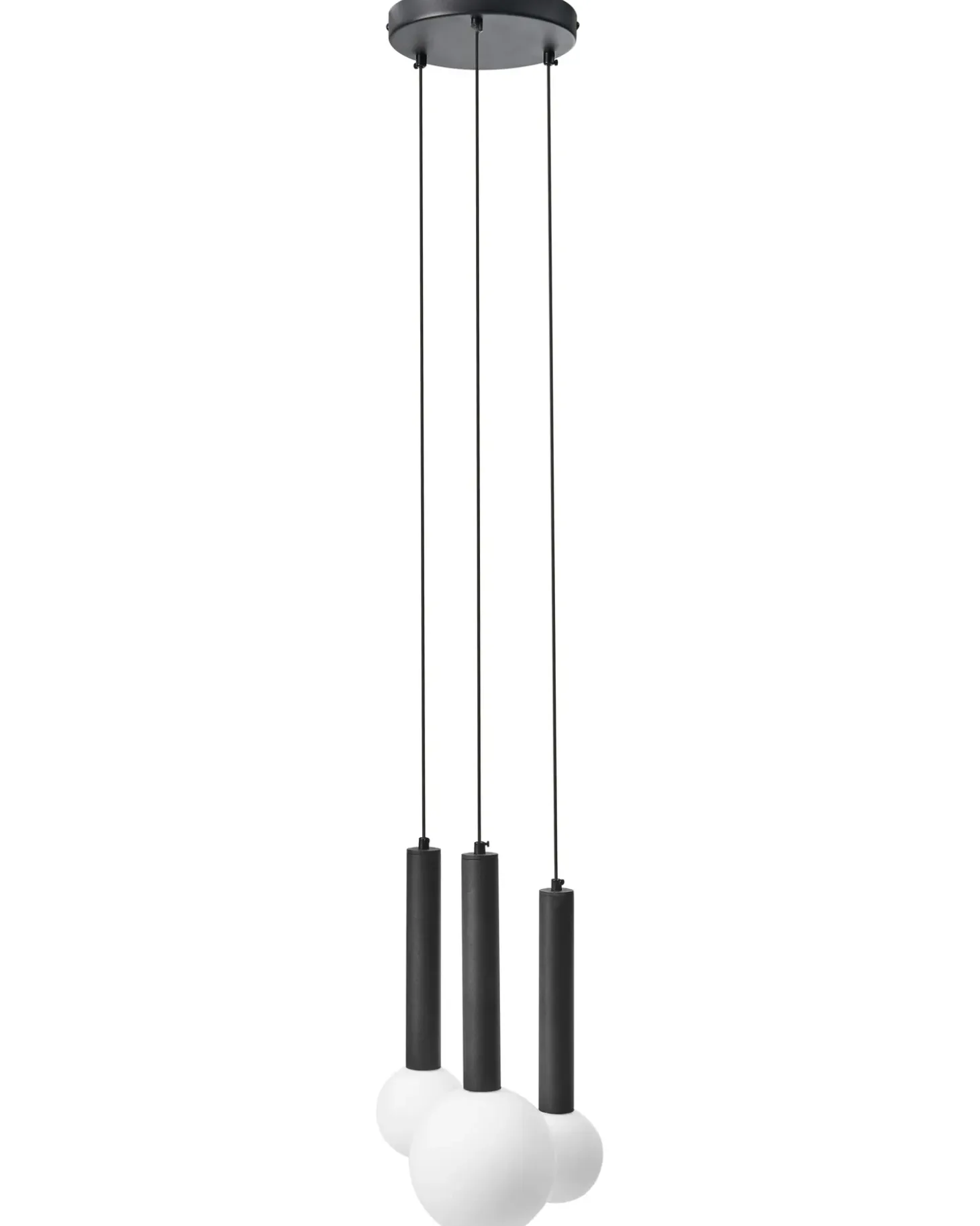 Loftlampe BOUES Metal Sort