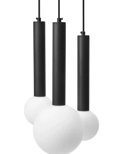Loftlampe BOUES Metal Sort