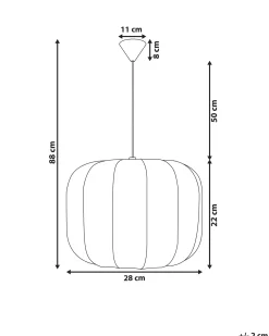 Loftlampe CABRIALES Hvid