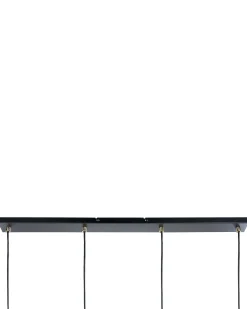 Loftlampe CAUDELO Metal Sort/hvid