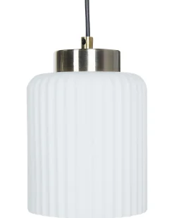 Loftlampe CAUDELO Metal Sort/hvid