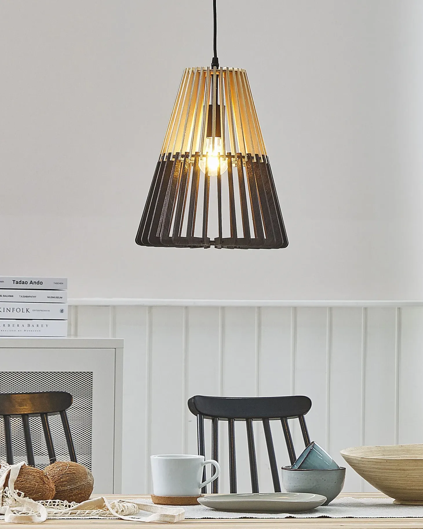 Loftlampe CAVALLA Sort
