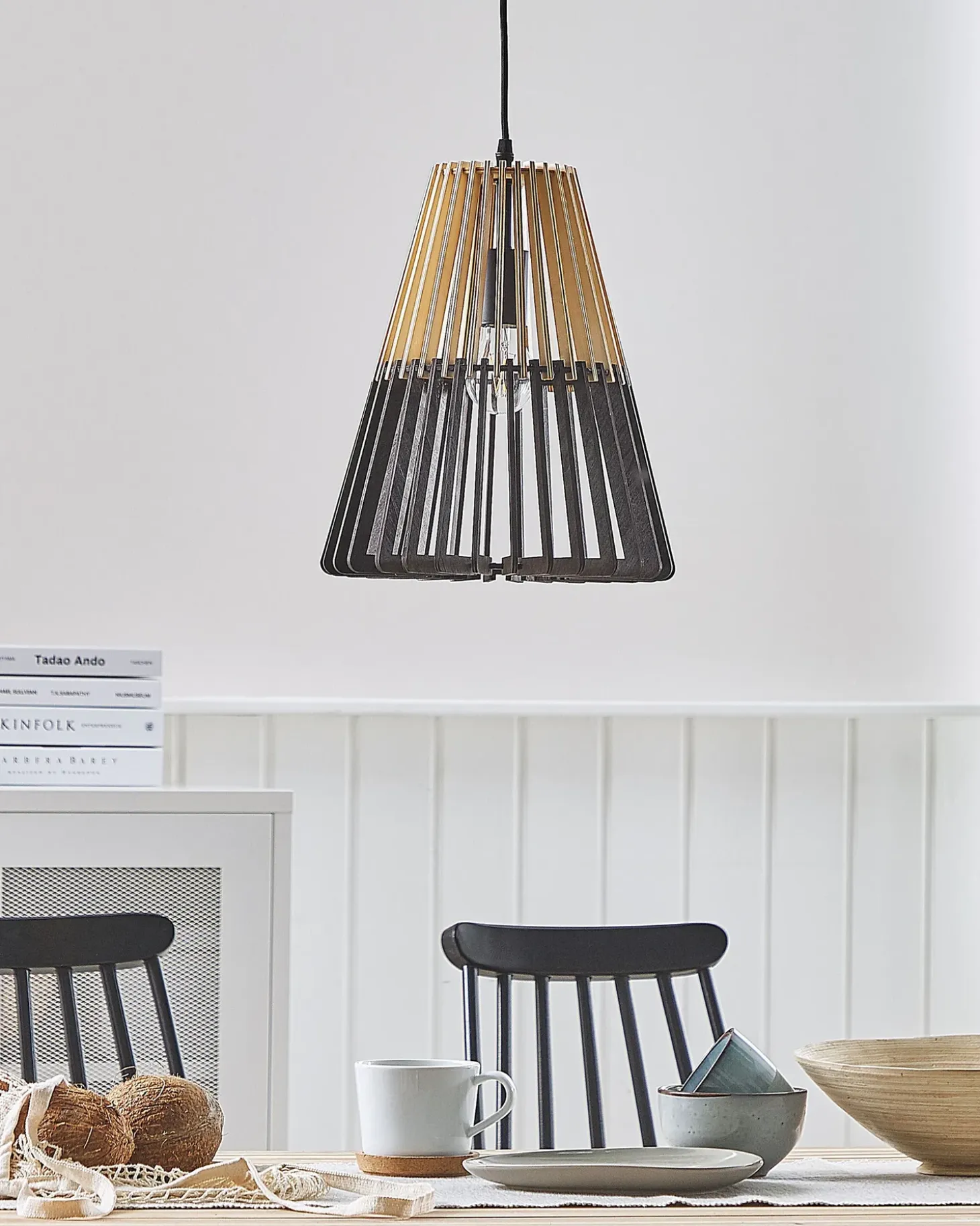 Loftlampe CAVALLA Sort