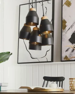 Loftlampe CESTOS Metal Sort